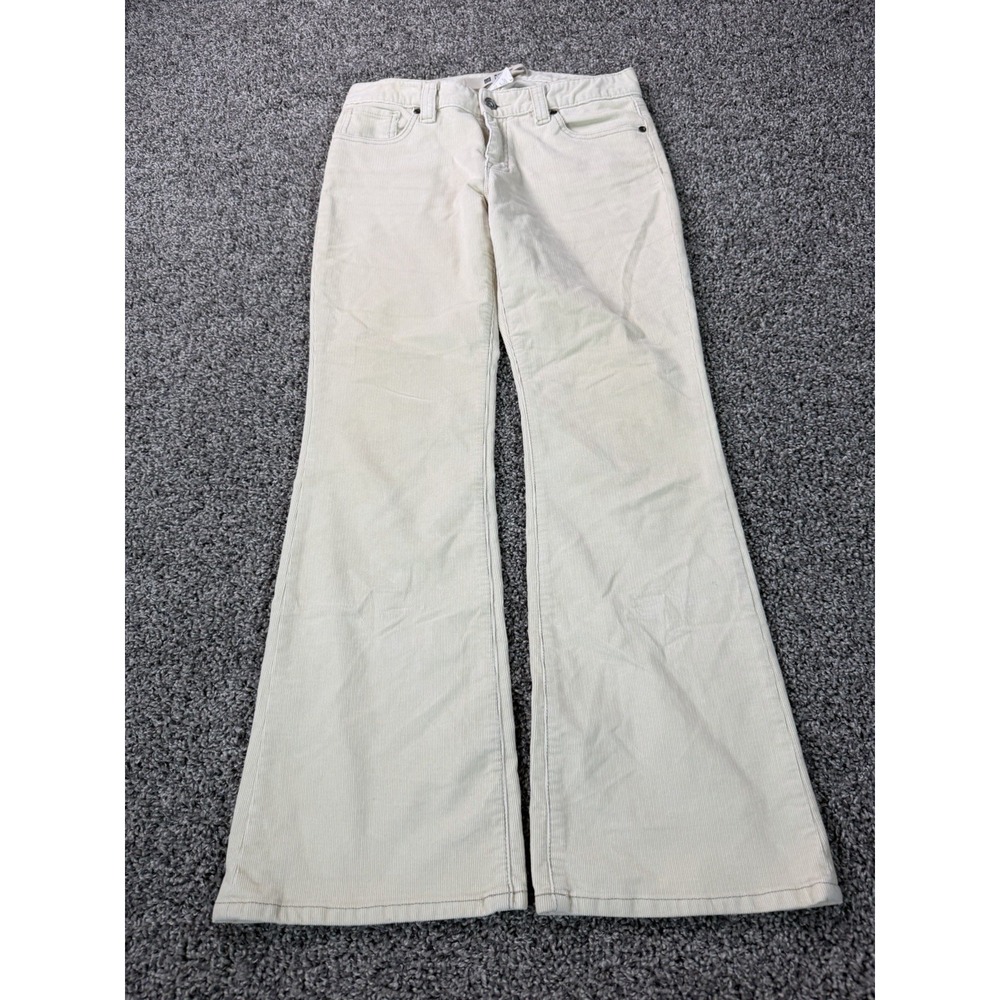 Vintage Y2K Gap Curvy Low Rise  Corduroy Pants Women's Size 10 Beige Baggy